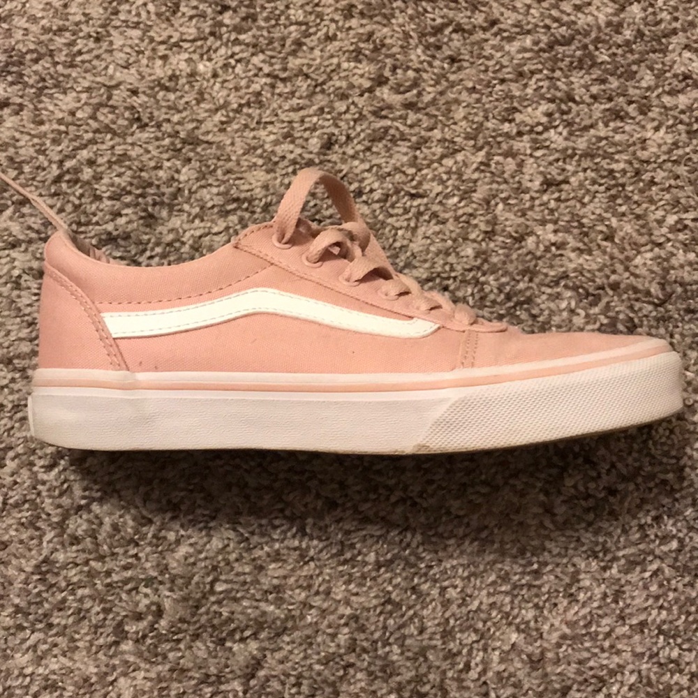 Dusty pink vans